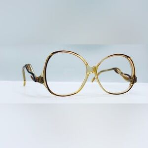Classic Round Women’s Eyeglasses in Light Amber
